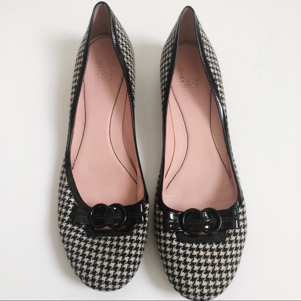 Cole Hahn Ballet Flats Plaid Size 10